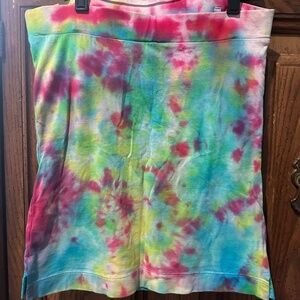Tie die tube top